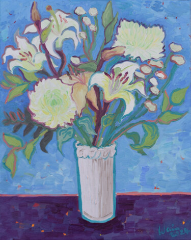 White flowers in a vase