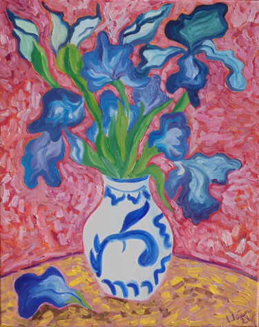 IRISES IN CHINESE VASE 3