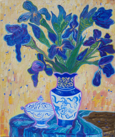 Flower Vase - Irises 7